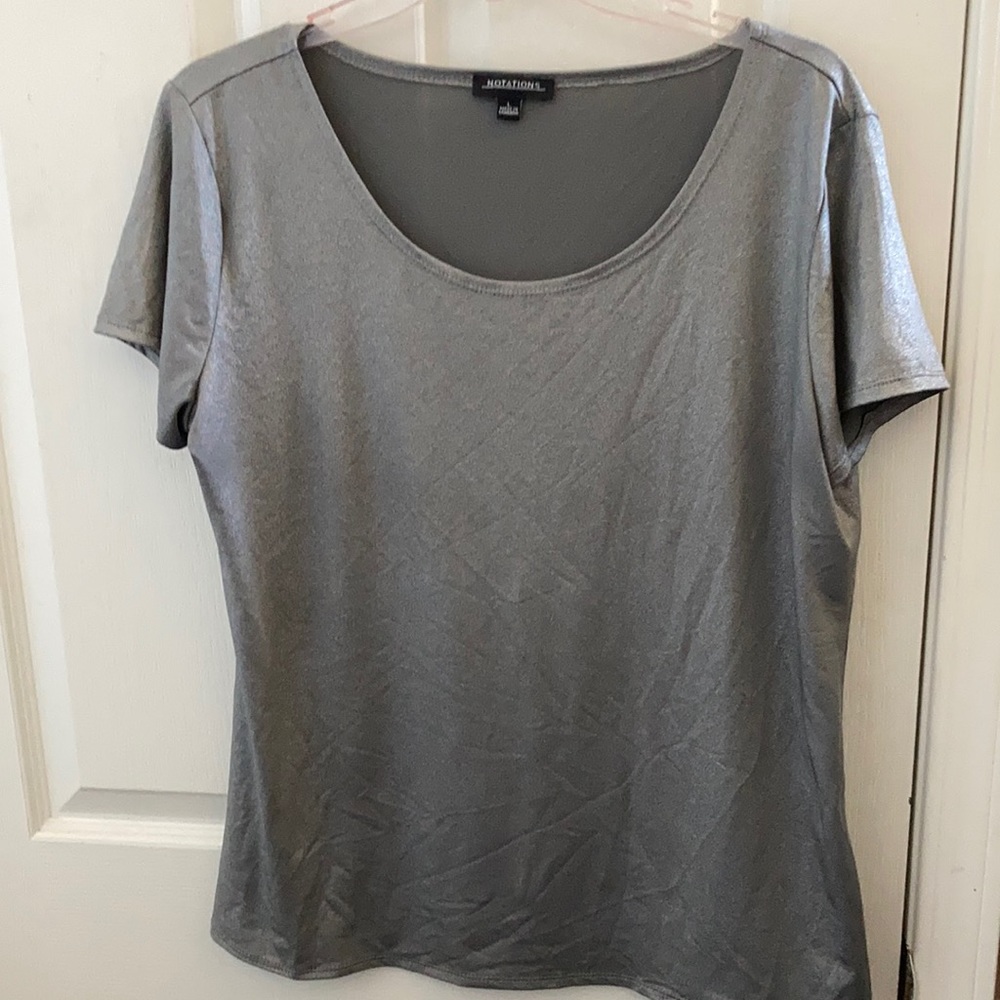 FINAL MARKDOWN Ladies’ Notations Shimmer Tee (L)